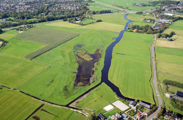 Luchtfoto Waterberging Draaiweid