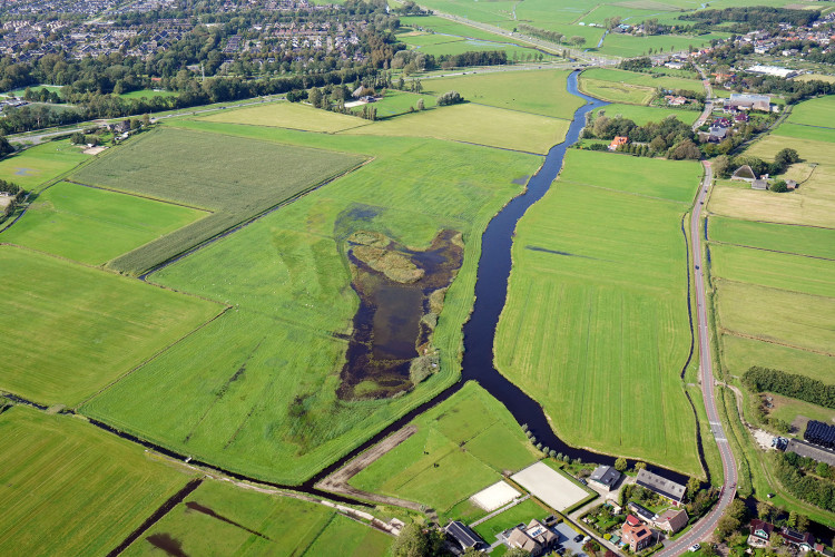 Luchtfoto Waterberging Draaiweid