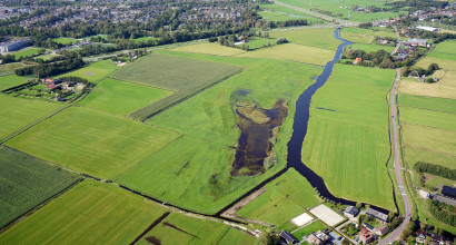 Luchtfoto Waterberging Draaiweid