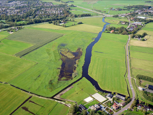 Luchtfoto Waterberging Draaiweid