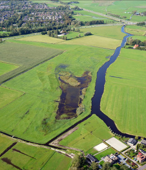 Luchtfoto Waterberging Draaiweid